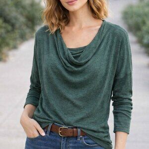 GAZE Cowl Neck Top Size Medium